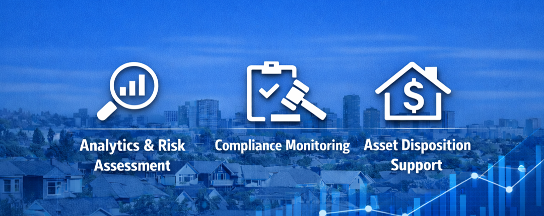 Asset Sales Data Analytics Data analytics, risk assessment, compliance monitoring, and asset disposition support